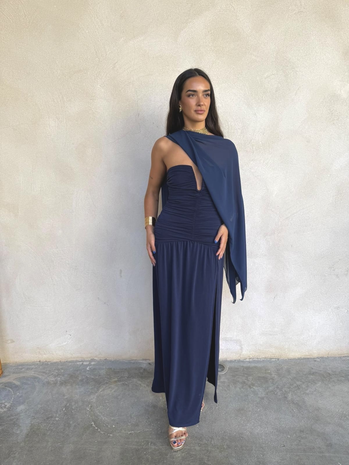 Vestido Gianna azul marino - Imagen 11