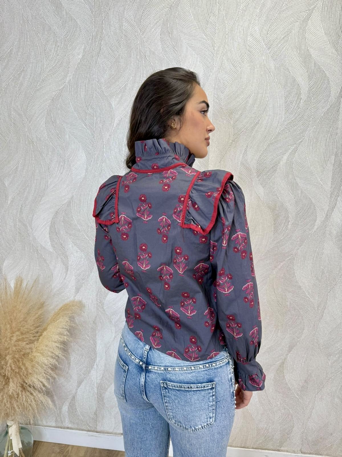 Camisa Genoveva gris - Imagen 5