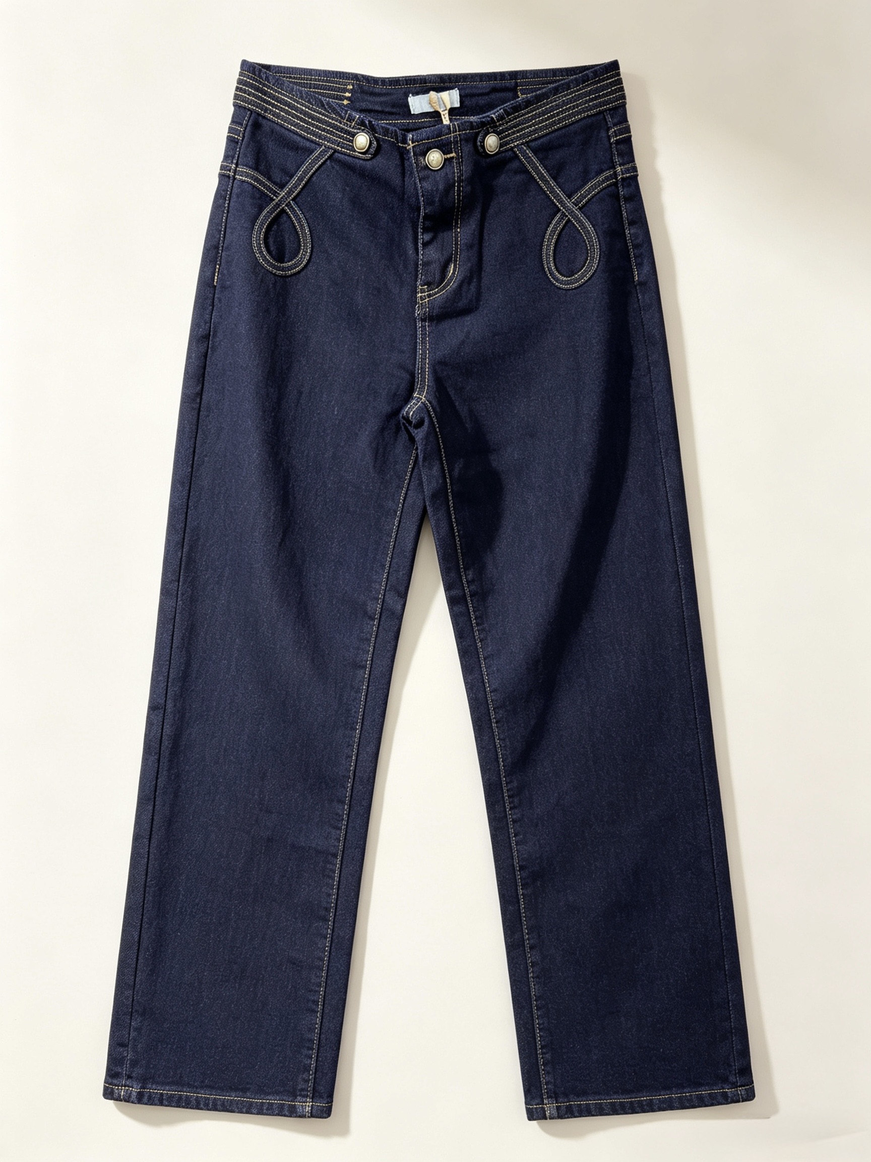 Pantalón vaquero bordado