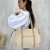 Bolso tote nylon personalizado beige - Imagen 2