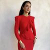 Vestido Vitoria rojo - Imagen 3