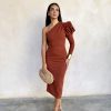 Vestido Gabriela teja