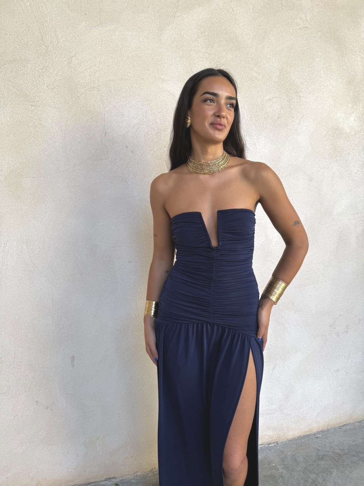 Vestido Gianna azul marino - Imagen 7