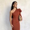 Vestido Gabriela teja - Imagen 5