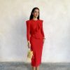 Vestido Vitoria rojo - Imagen 6
