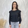 Camiseta tachuelas volantes - Imagen 2