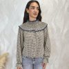 Camisa Simoneta vichy azul