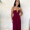 Vestido Gianna burdeos - Imagen 4