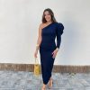 Vestido Gabriela azul marino