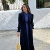 Kaftan terciopelo manga larga colores