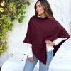 Poncho capa punto colores