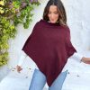 Poncho capa punto colores