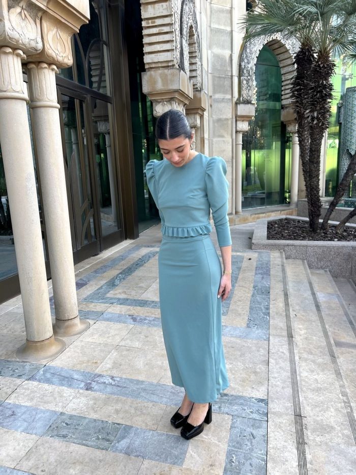 Conjunto Roma turquesa