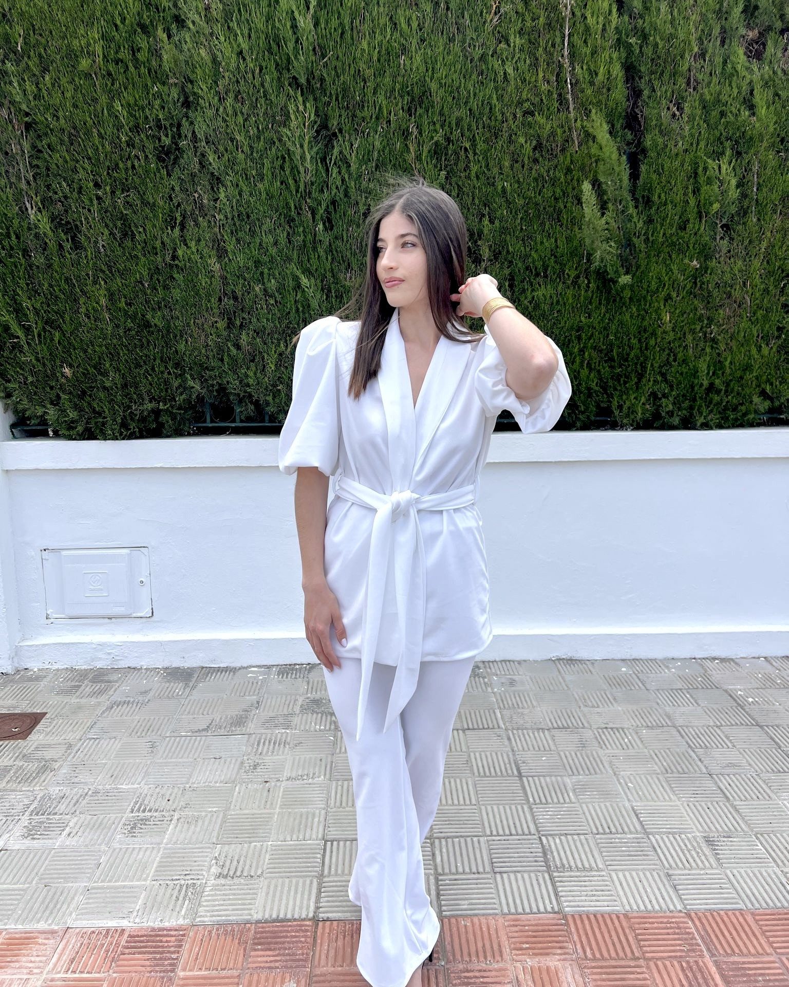 Conjunto traje Spring blanco