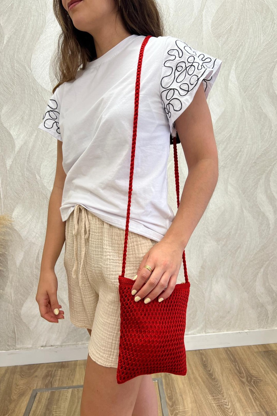 Bolso hilo cuadrado colores