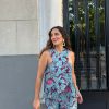 Conjunto Tropic turquesa