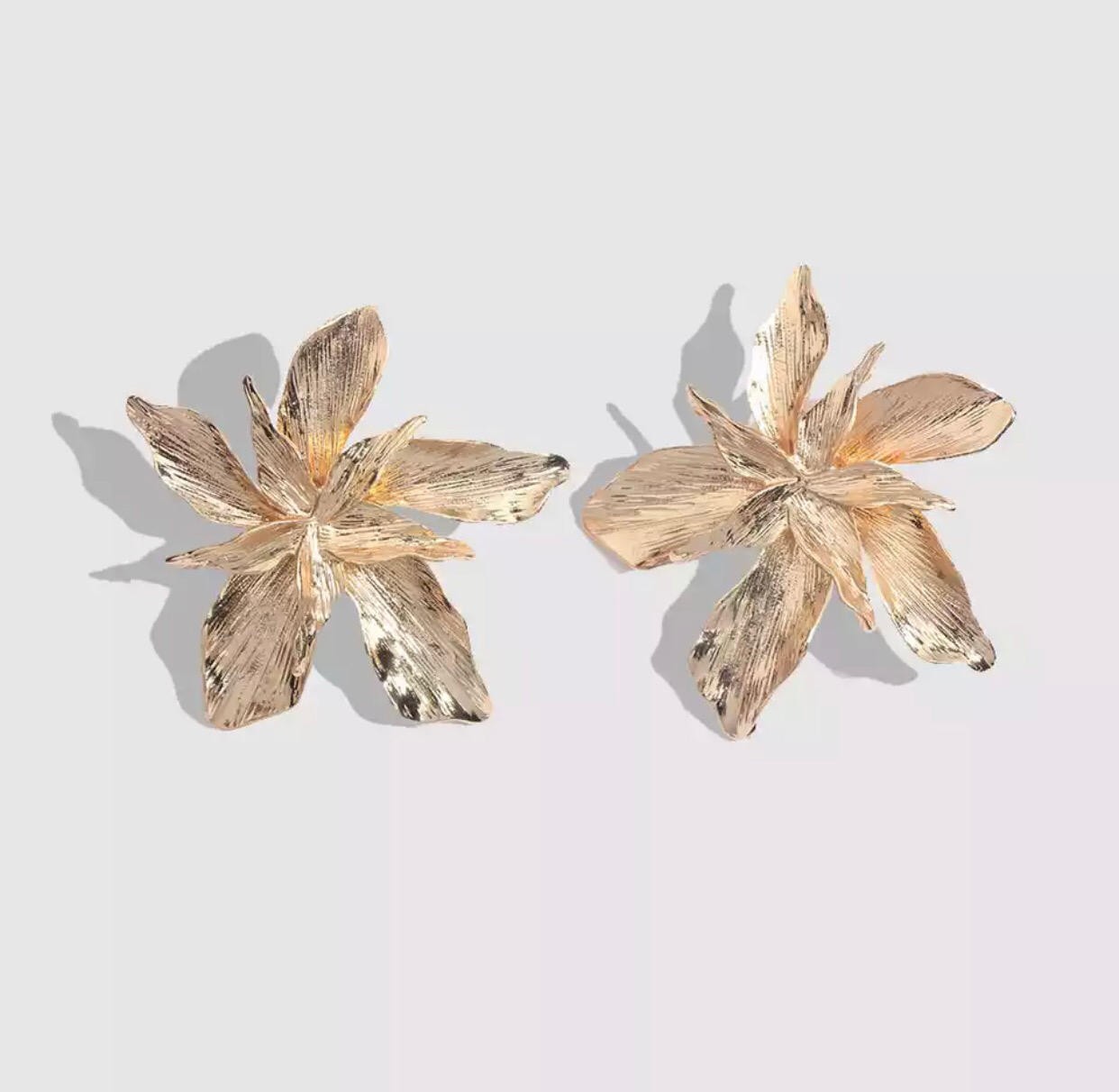 Pendientes flor golden