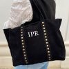 Bolso leather tachuelas negro