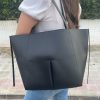 Bolso totte bag leather bolsillos